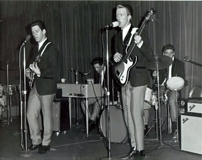 Del Counts band photos, 1964